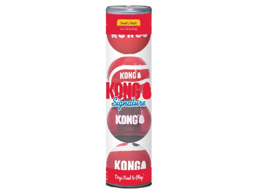 KONG Signature Balls 4 Pack Assorted Small