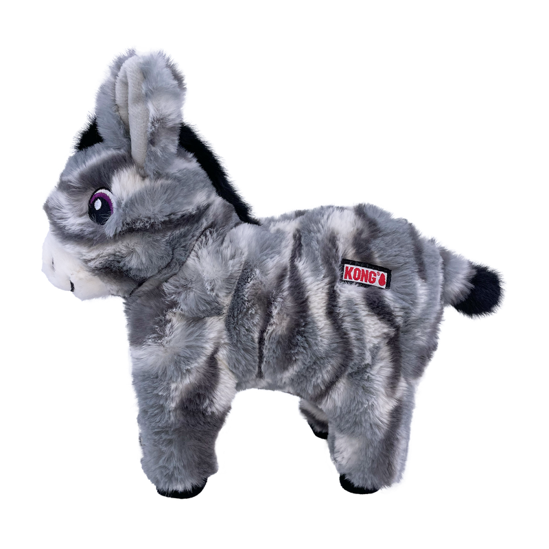 KONG Low Stuff Stripes Donkey Medium