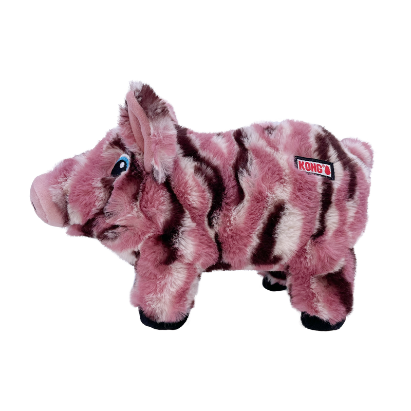 KONG Low Stuff Stripes Pig Medium