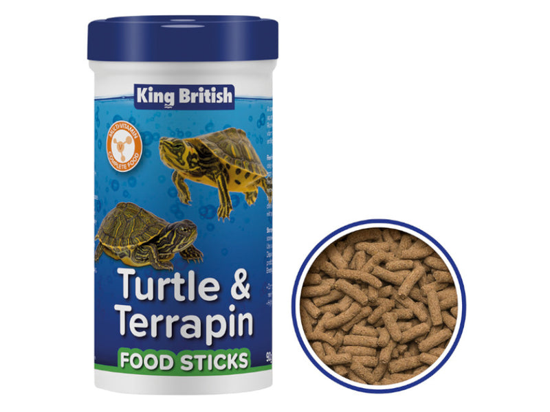 King British Turtle & Terrapin Food Sticks 90g product image