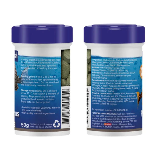 King British Plecostomus Tabs 150g