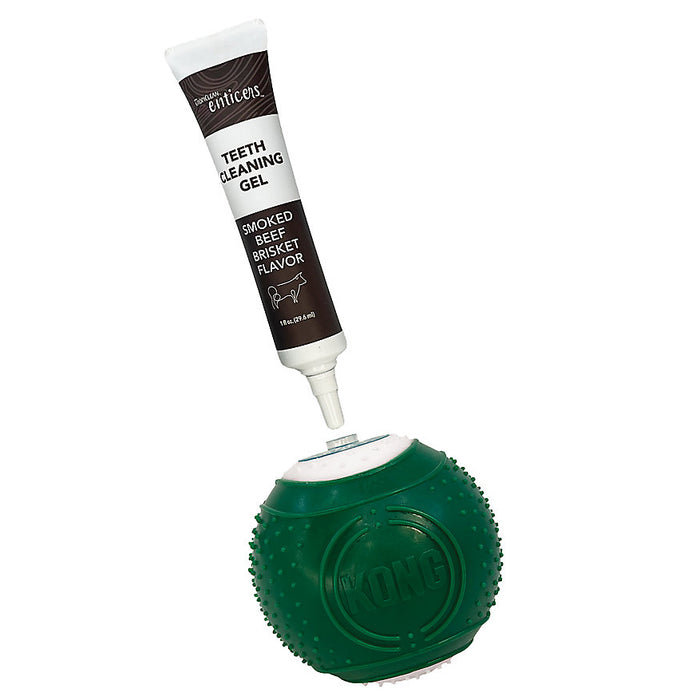 KONG Dental Ball & Teeth Cleaning Gel (Small)