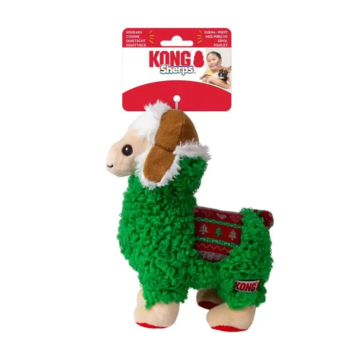 KONG Holiday Sherps  Llama Md