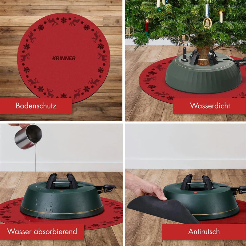 Krinner Christmas Tree Mat Red 60cm