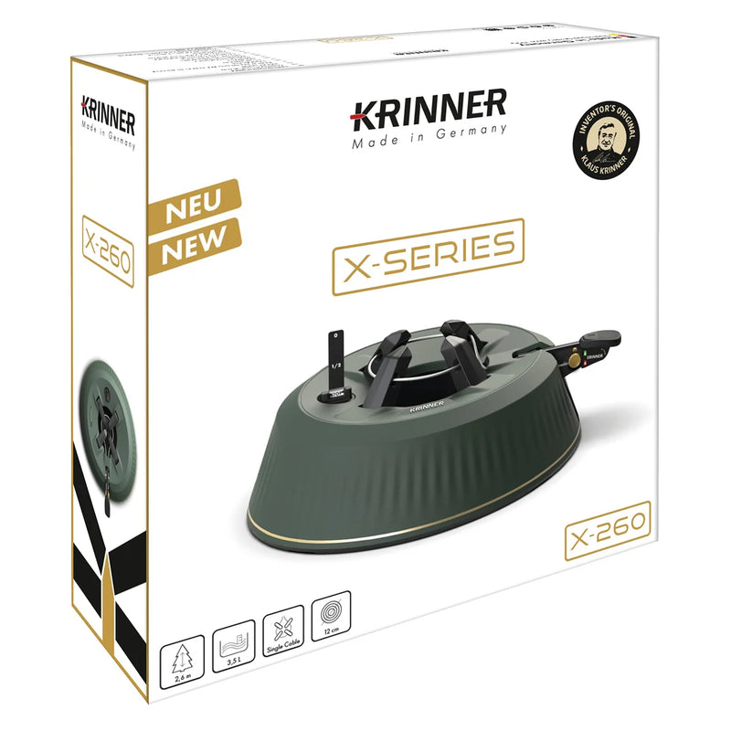 Krinner Christmas Tree Stand For Real Christmas Trees Up To 2.6m  X-260