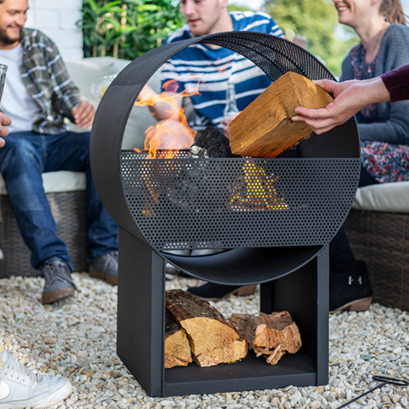 La Hacienda Fireplace Camancha Round