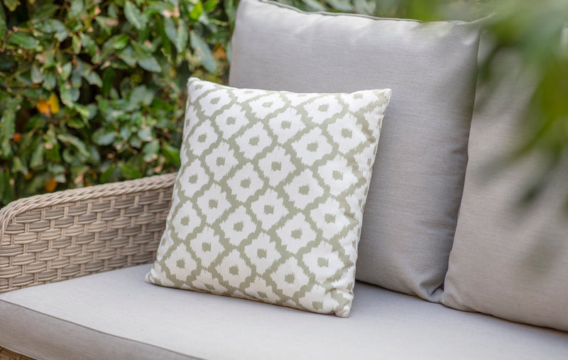 Olive Medallion Square Scatter Cushion