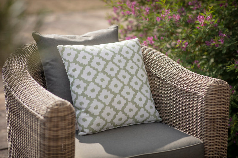 Olive Medallion Square Scatter Cushion