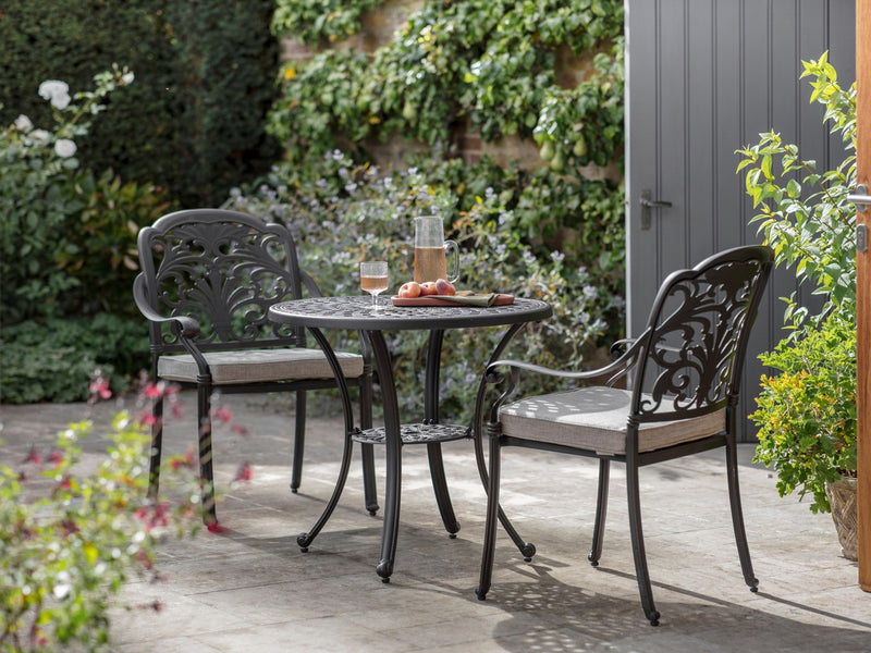 Venice Bronze Cast Aluminium 2 Seat Bistro Set