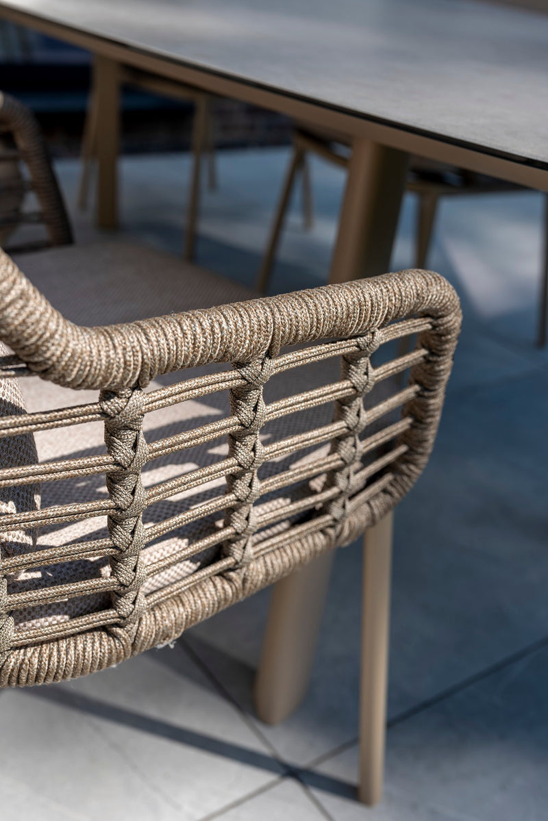 Puglia 6 Seat Dining Set with Manolo Table