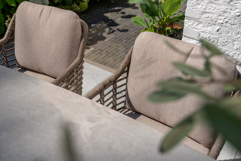 Puglia 6 Seat Dining Set with Manolo Table