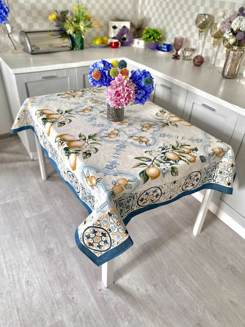 Limaso Lemon Grove Tapestry Tablecloth – additional product view 3