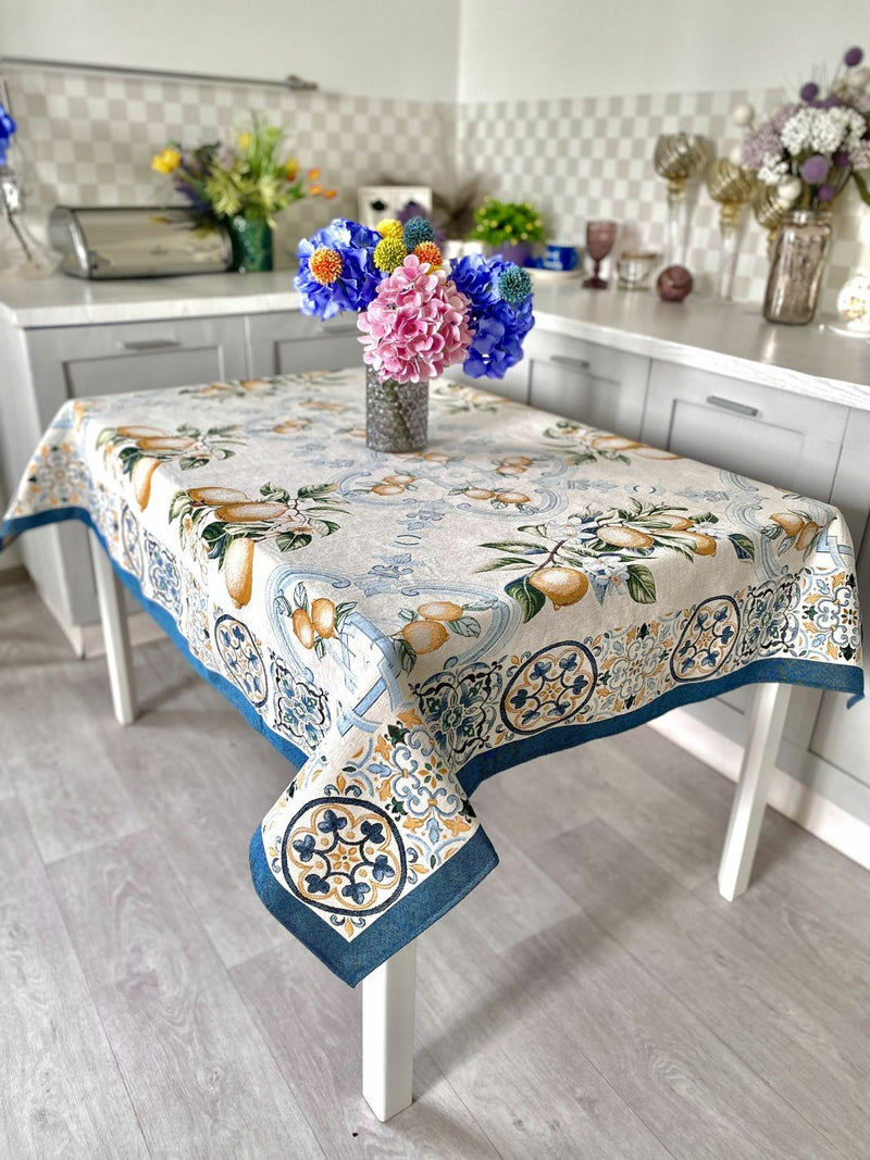 Limaso Lemon Grove Tapestry Tablecloth – additional product view 4