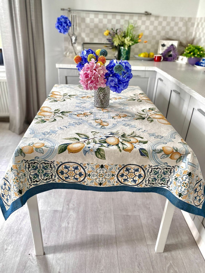 Limaso Lemon Grove Tapestry Tablecloth – additional product view 6