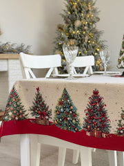 Limaso Ruby Christmas Tapestry Tablecloth – additional product view 3