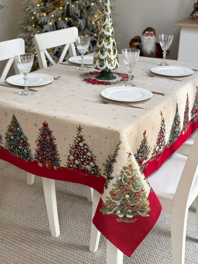 Limaso Ruby Christmas Tapestry Tablecloth – additional product view 5