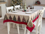 Limaso Ruby Christmas Tapestry Tablecloth – additional product view 6