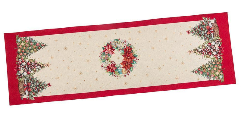 Limaso Ruby Christmas Tapestry Table Runner – additional product view 4
