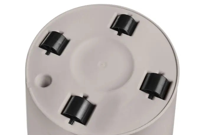 Elho Loft Urban Round 40cm With Wheels Warm Grey