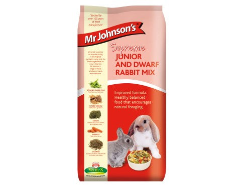 Mr Johnson's Junior & Dwarf Rabbit Food 900g