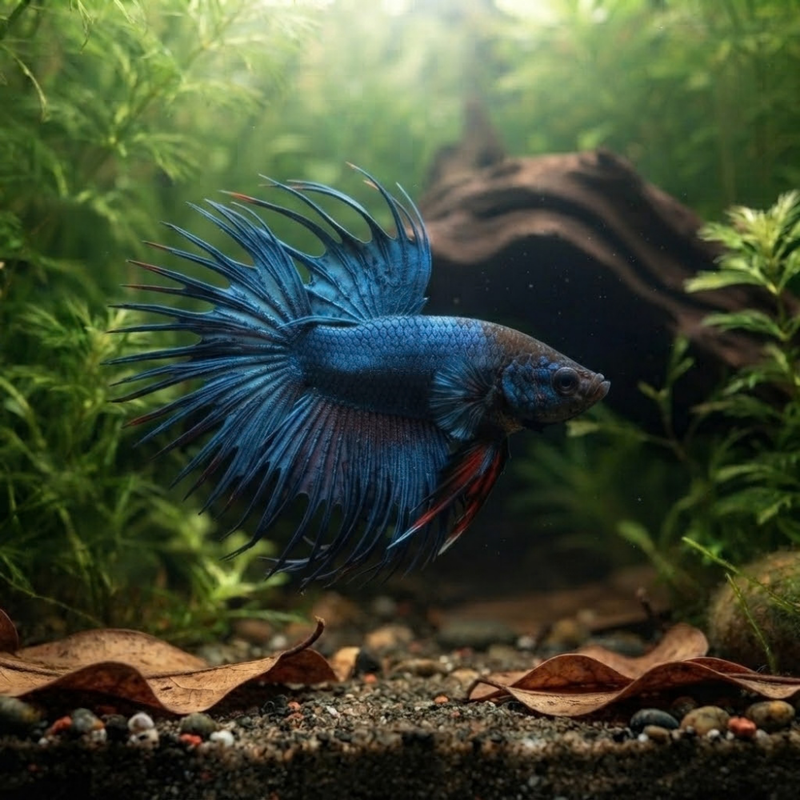 Male Crowntail Betta | Betta splendens