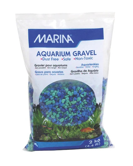 Marina Tri-Colour Blue Gravel 2kg