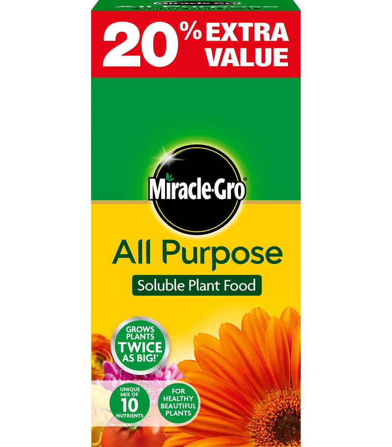 Miracle-Gro All Purpose Soluble Plant Food 1kg +20% Extra Free