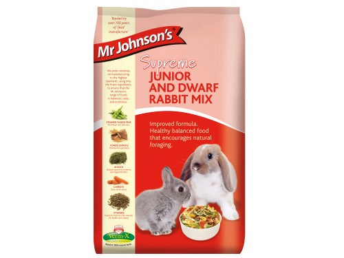 Mr Johnson's Junior & Dwarf Rabbit Food 2.25kg product image