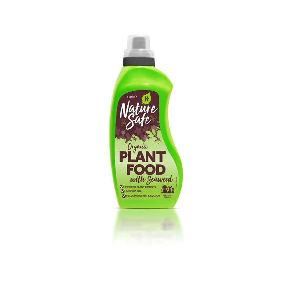 Nature Safe Organic Plant Food with Seaweed 1ltr