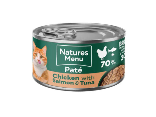 Nature's Menu Chicken, Salmon & Tuna Wet Cat Food 85g