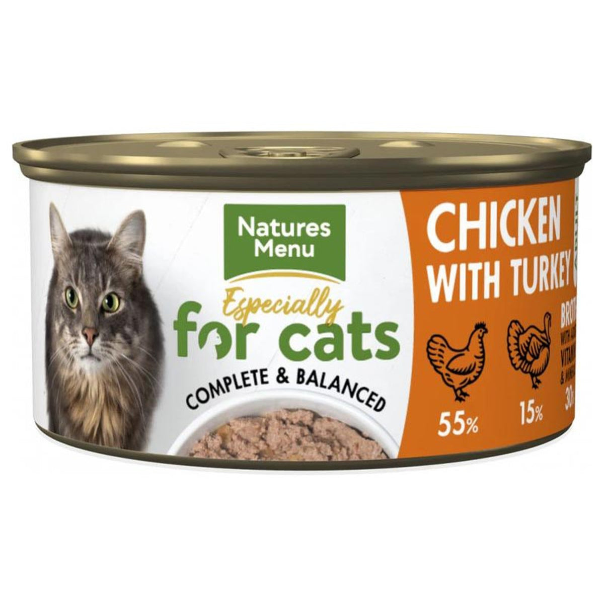Natures Menu Cat Tin Chicken & Turkey | Wet Cat Food — Newlands Garden ...