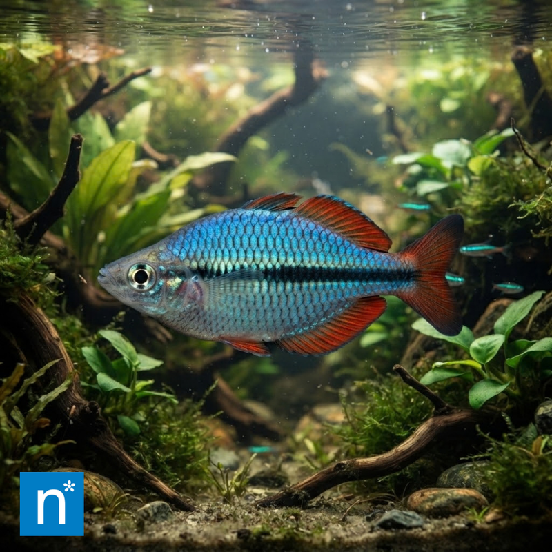 Neon Dwarf Rainbowfish | Melanotaenia praecox