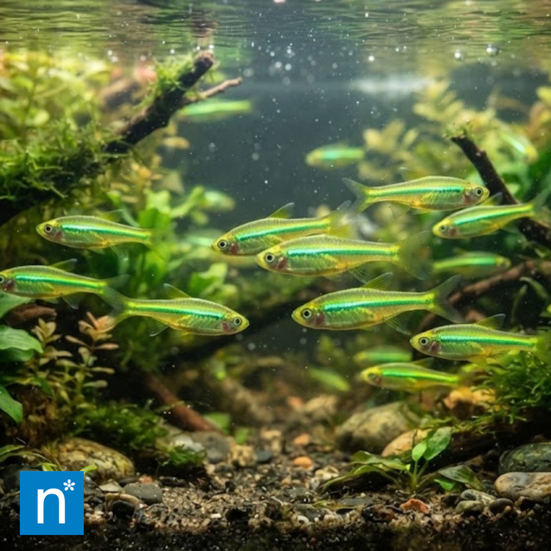 Neon Green Rasbora | Microdevario kubotai