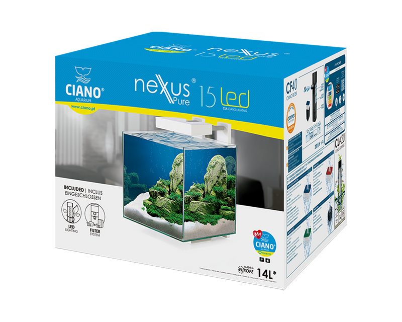 Ciano Nexus Pure Cube 15 With LED Lights 14 Litre
