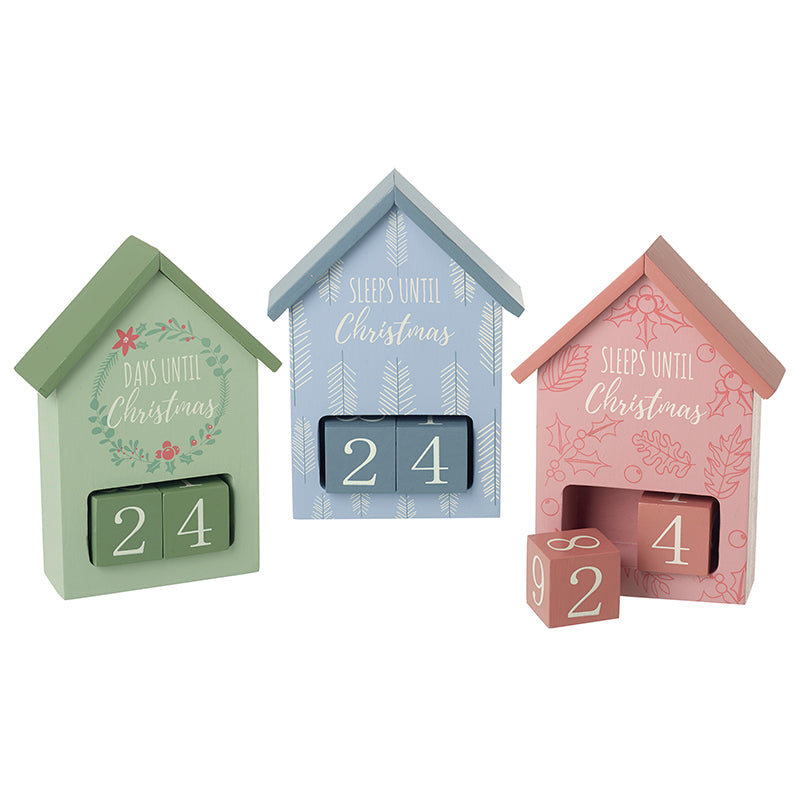 Christmas House Decoration Countdown Days To Christmas (Sold Individually)