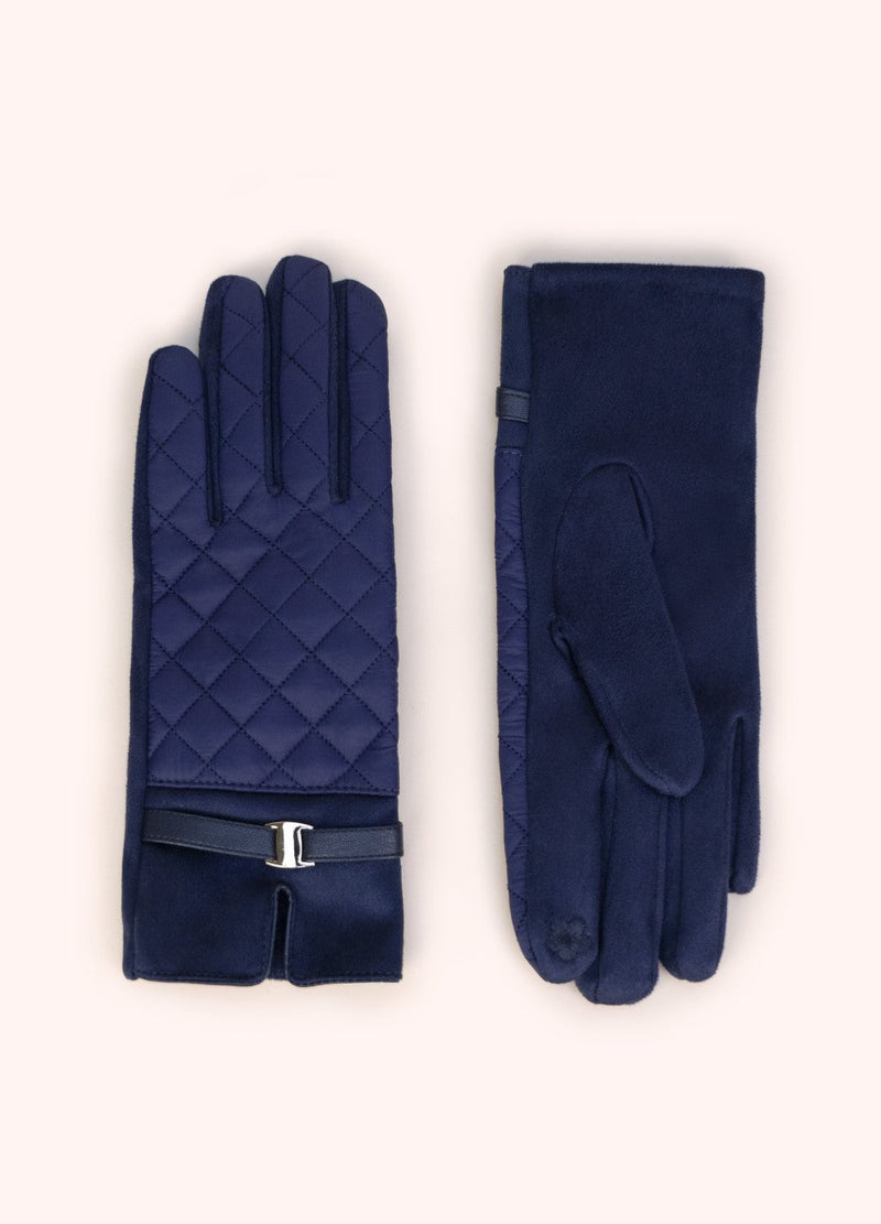 Penelope Gloves - Navy by Powder shown from front and back