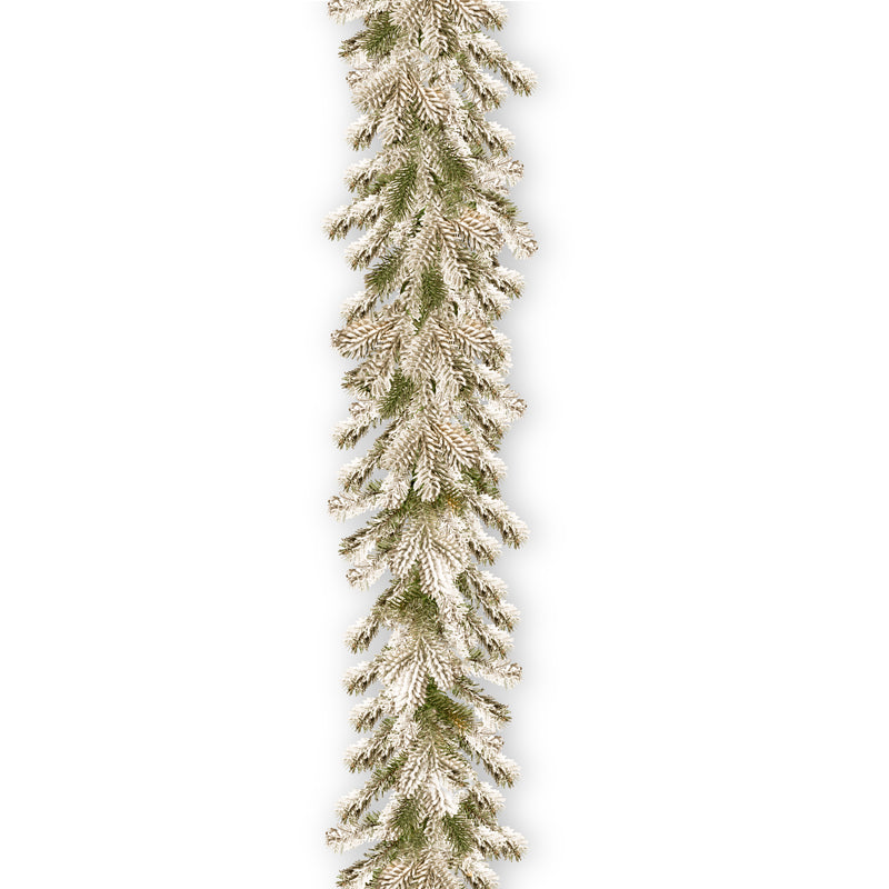 9 Foot Snowy Sheffield Spruce Garland