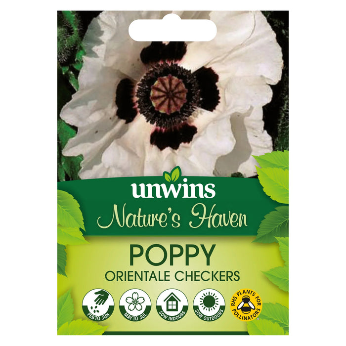 Natures Haven Poppy (orientale) Checkers