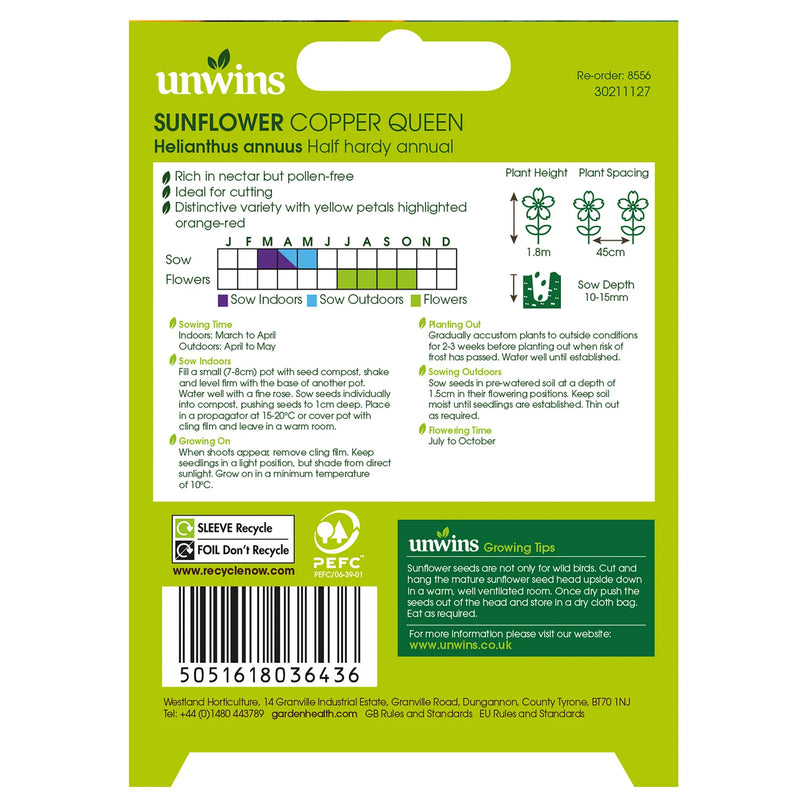 Natures Haven Sunflower Copper Queen