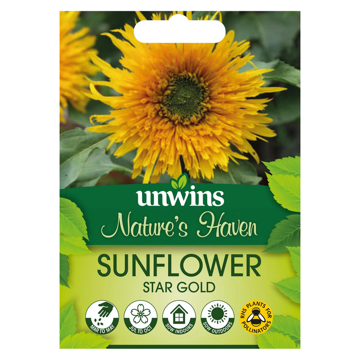 Natures Haven Sunflower Star Gold