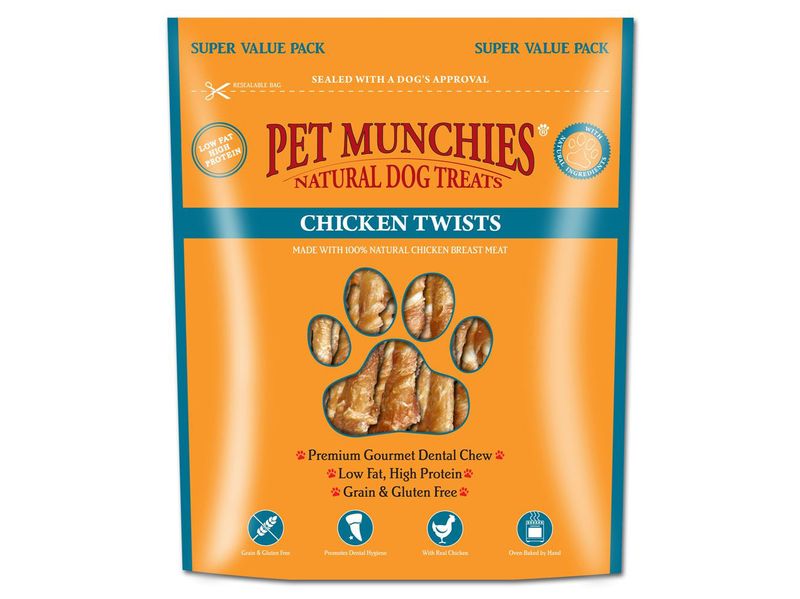 Pet Munchies Chicken Twists Dog Treats 290g
