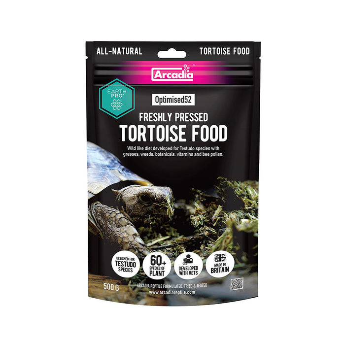 Arcadia Reptile EarthPro Optimised52 Tortoise Food (500G)