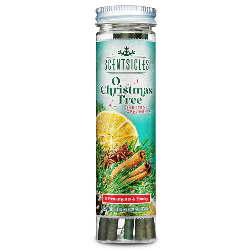 Scentsicles | Scented Christmas Tree Ornaments | O Christmas Tree - Pack of 6