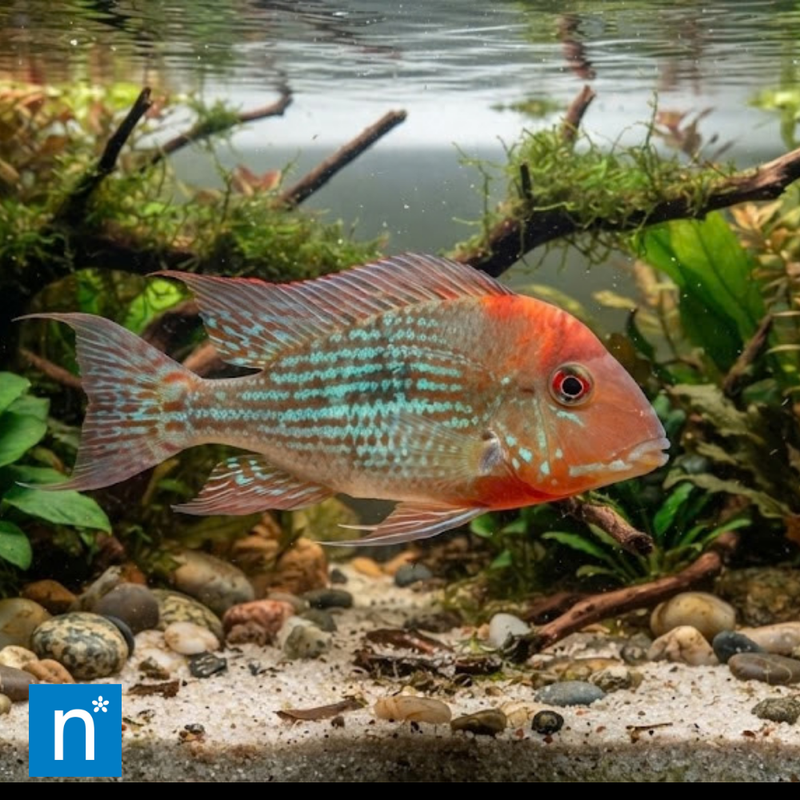 Red Head Tapajós Eartheater | Geophagus sp. 'Tapajós' 2.5"