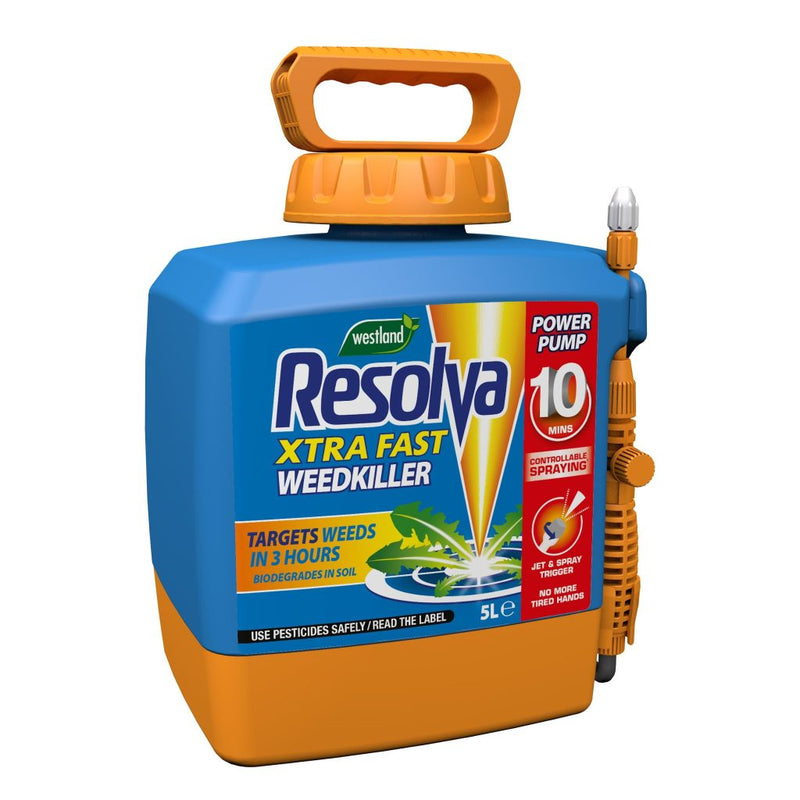Resolva Xtra Fast Weedkiller 5L Power Pump Ready to Use