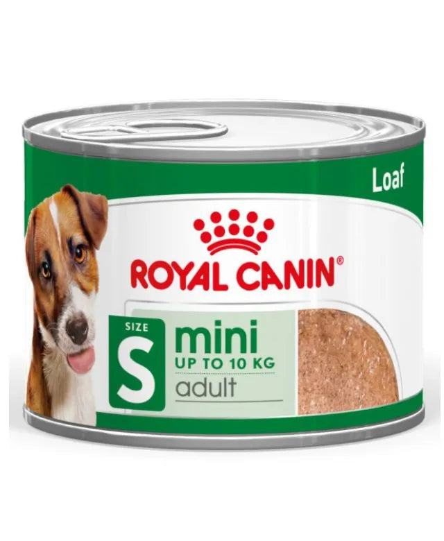 Royal Canin Mini Adult Wet Small Dog Food Cans In Loaf 195g
