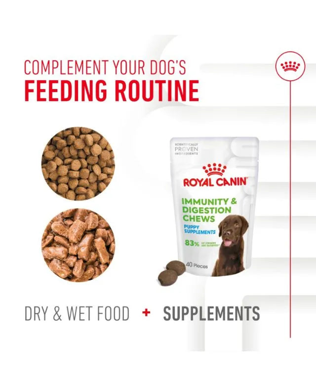 Royal Canin Puppy Supplement for Immunity and Digestion Soft Chews 100g