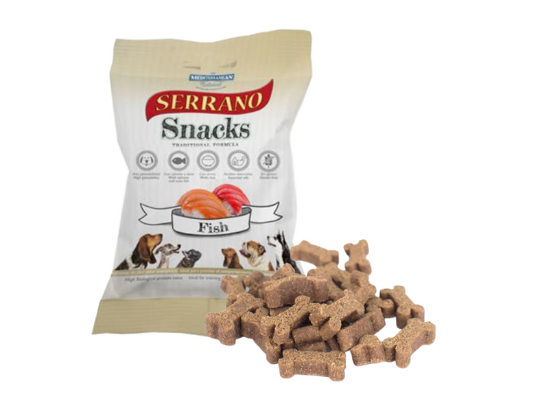 Serrano Snack Salmon & Tuna Dog Treats 85g