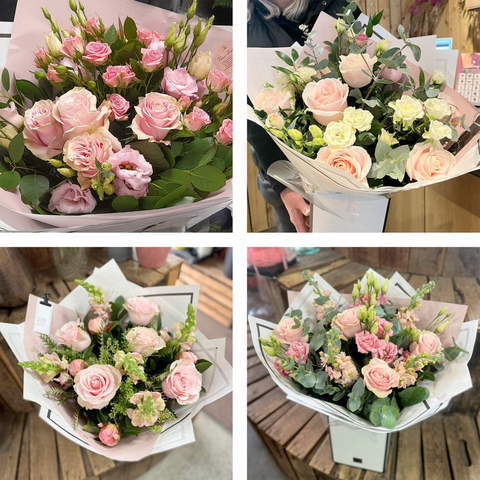 Beautifully Simple Pink Bouquet – example 2