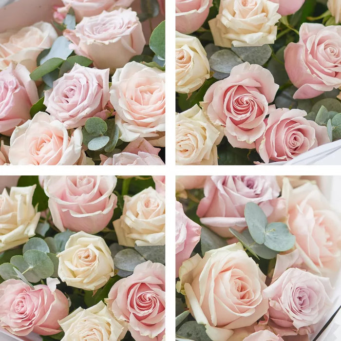 Beautifully Simple Pink Rose Bouquet